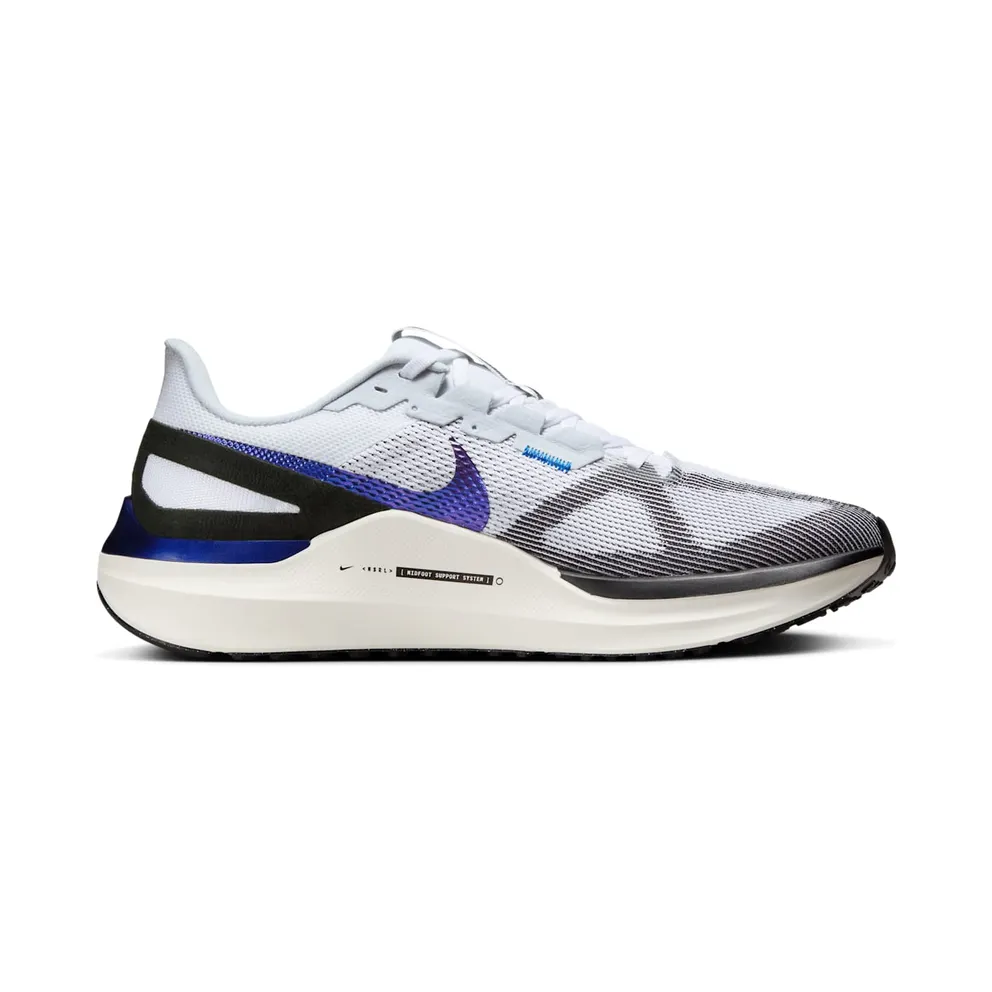 Nike Air Zoom Structure 25 White Black Sail Photo Blue (HV5222-100)