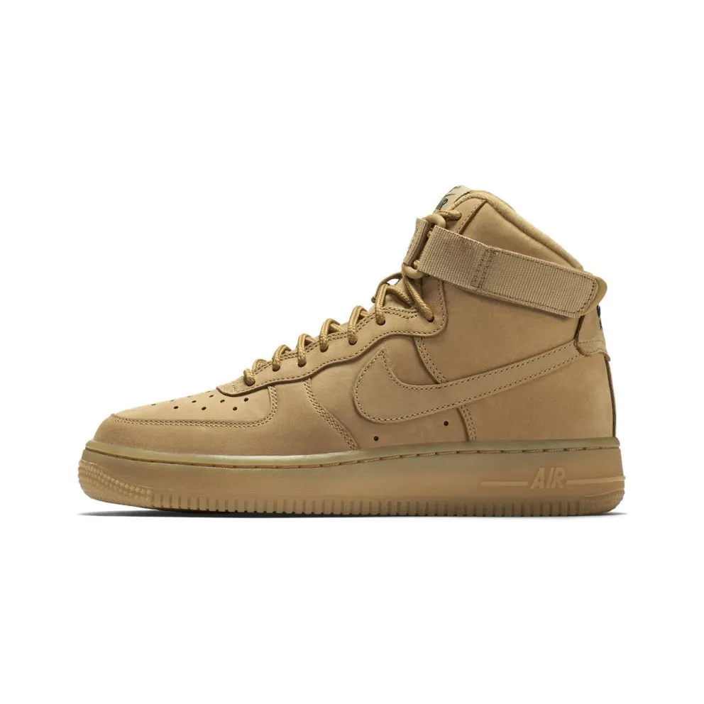 Nike Air Force 1 High Wheat 2015 (GS) Flax/Flax-Outdoor Green (807617-200)