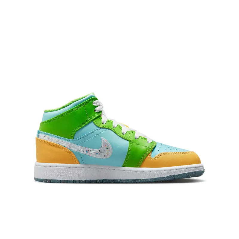 Jordan 1 Mid SE GS “Recycled Grin” (DX4368-400)