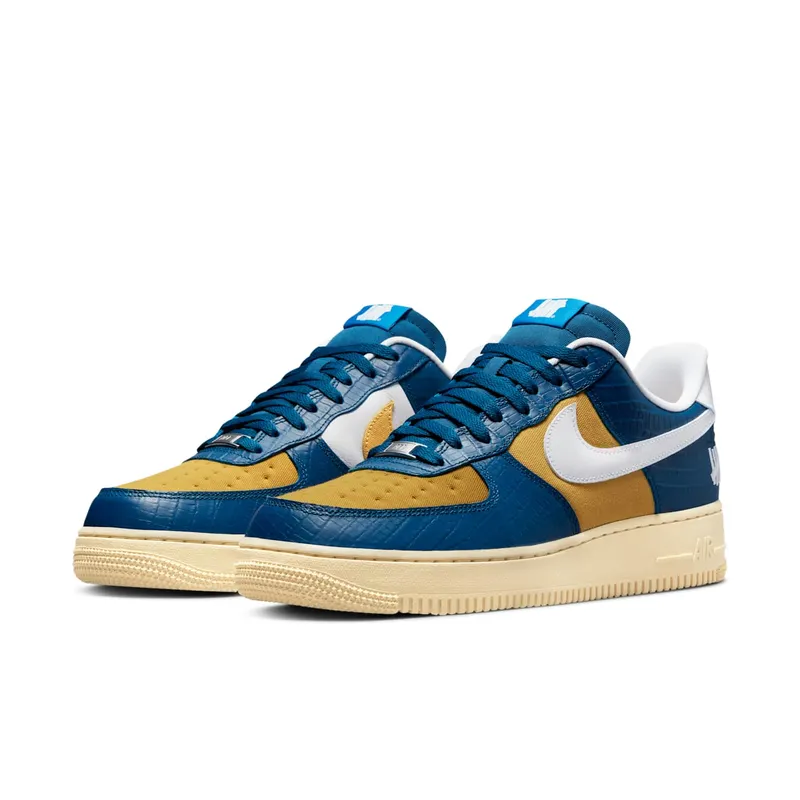 Nike Air Force 1 Low Undefeated Dunk Vs. AF1 Croc Blue Yellow (DM8462-400)