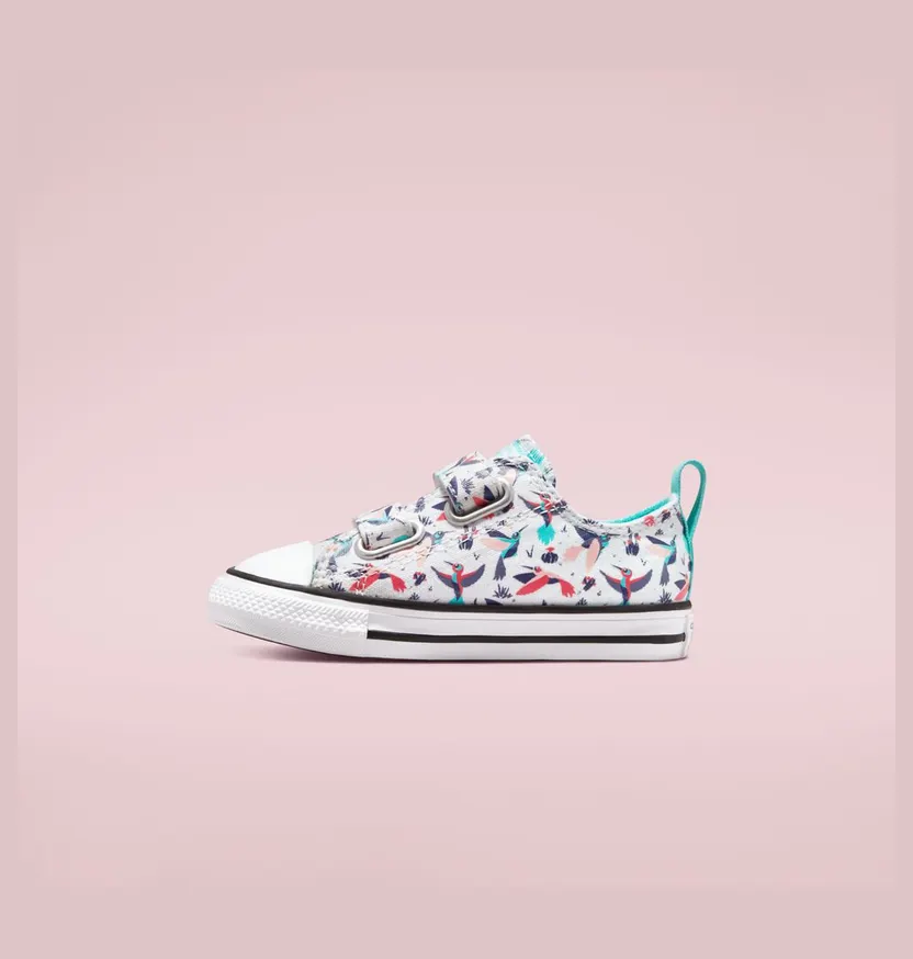 Converse Chuck Taylor All Star Easy-On Bright Hummingbirds Wit/light Aqua (A01676C)