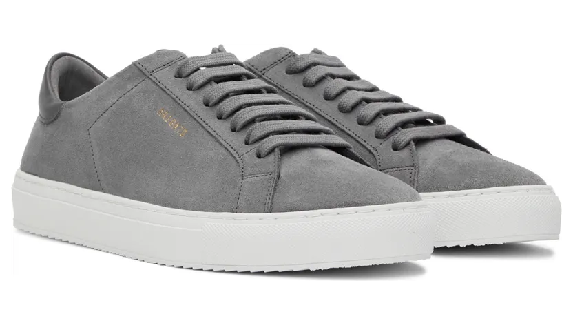 Axel Arigato Grey Suede Clean 90 Sneakers (28583) (4)