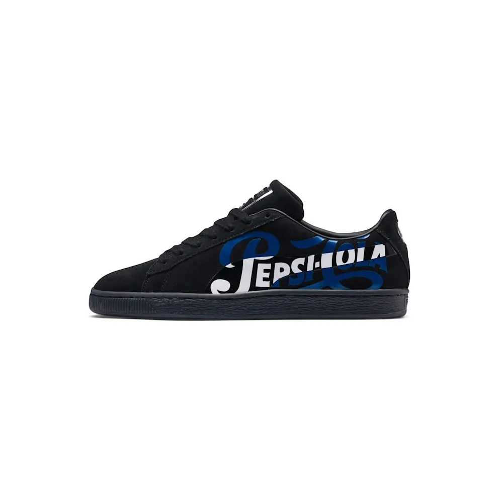 Puma Suede Pepsi Black Puma Black/Silver (366332-02)