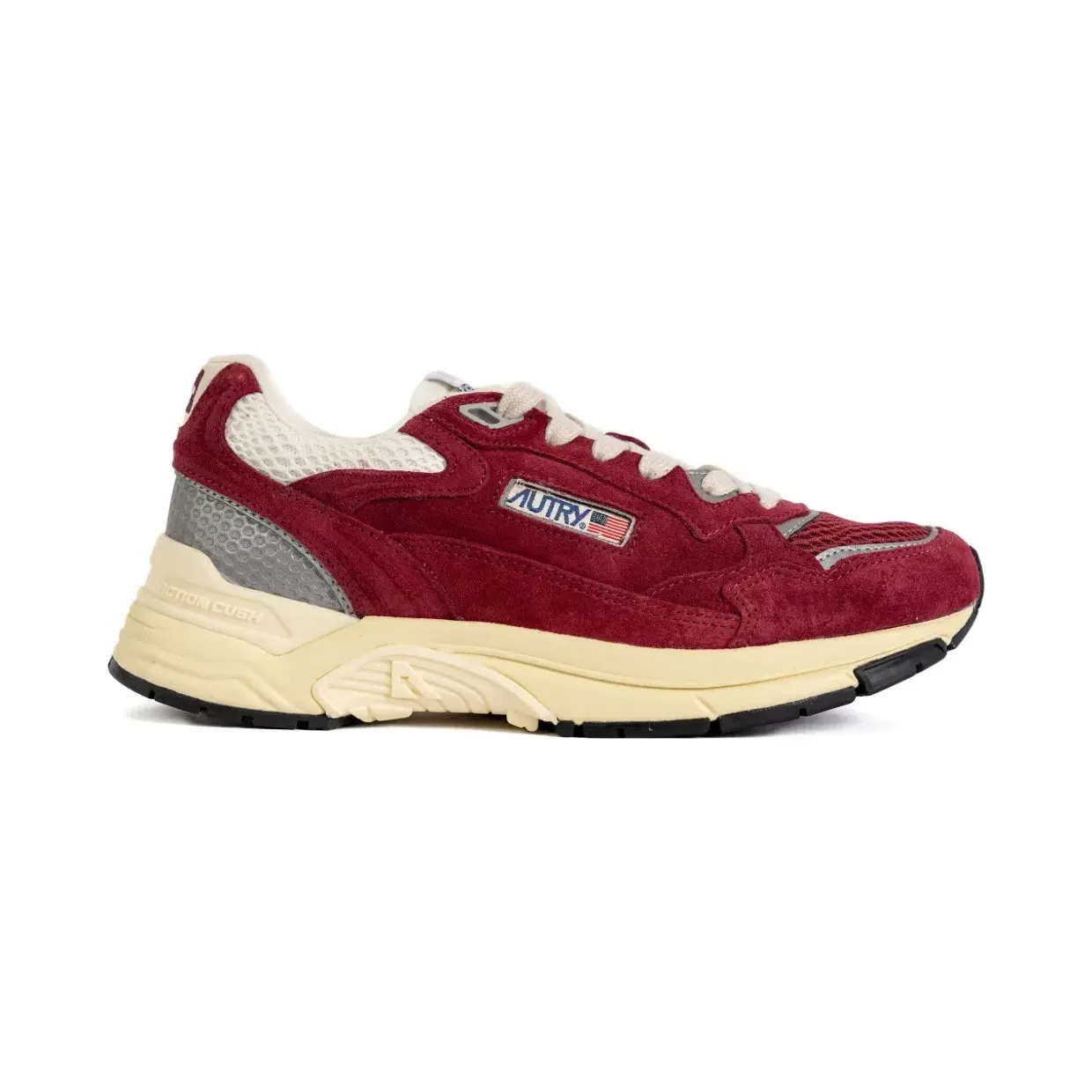 Autry mit Mesh-Obermaterial aus Wildleder “Red” (HYLMUM12)