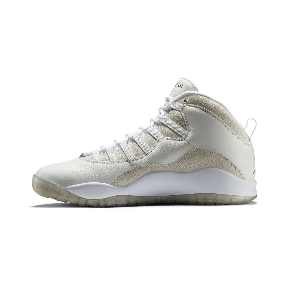 Jordan 10 Retro Drake OVO White Summit White/Metallic Gold-White (819955-100)