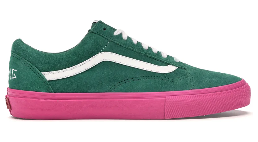 Vans Old Skool Pro S Golf Wang Green Pink