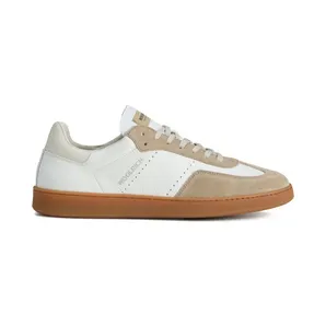 Woolrich Suède en leren retro “White” (CMWFFO1020MRUWF407)