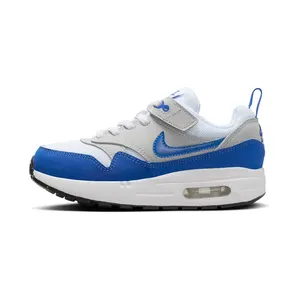 Nike Air Max 1 EasyOn Royal Blue (2024) “White / Neutral Grey / Black / Game Royal” (DZ3308-104)