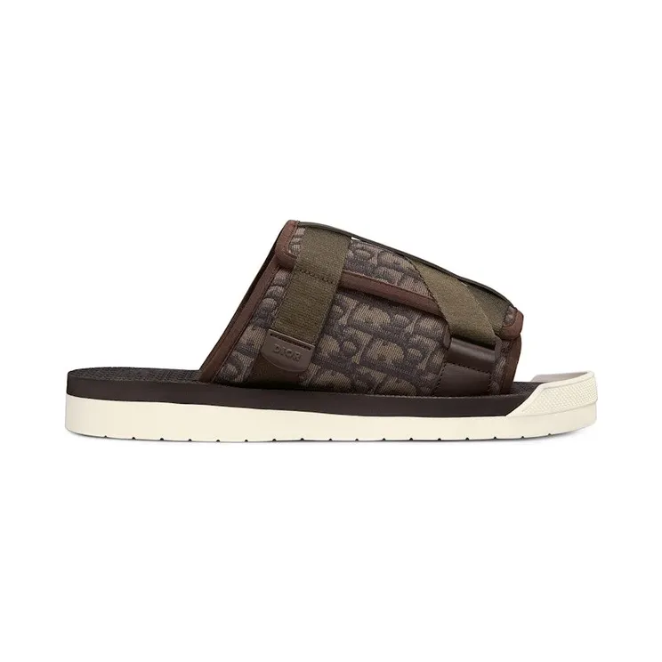 Dior Alpha Sandal Ebony Dior Oblique Jacquard (3SA081YXV_H767)