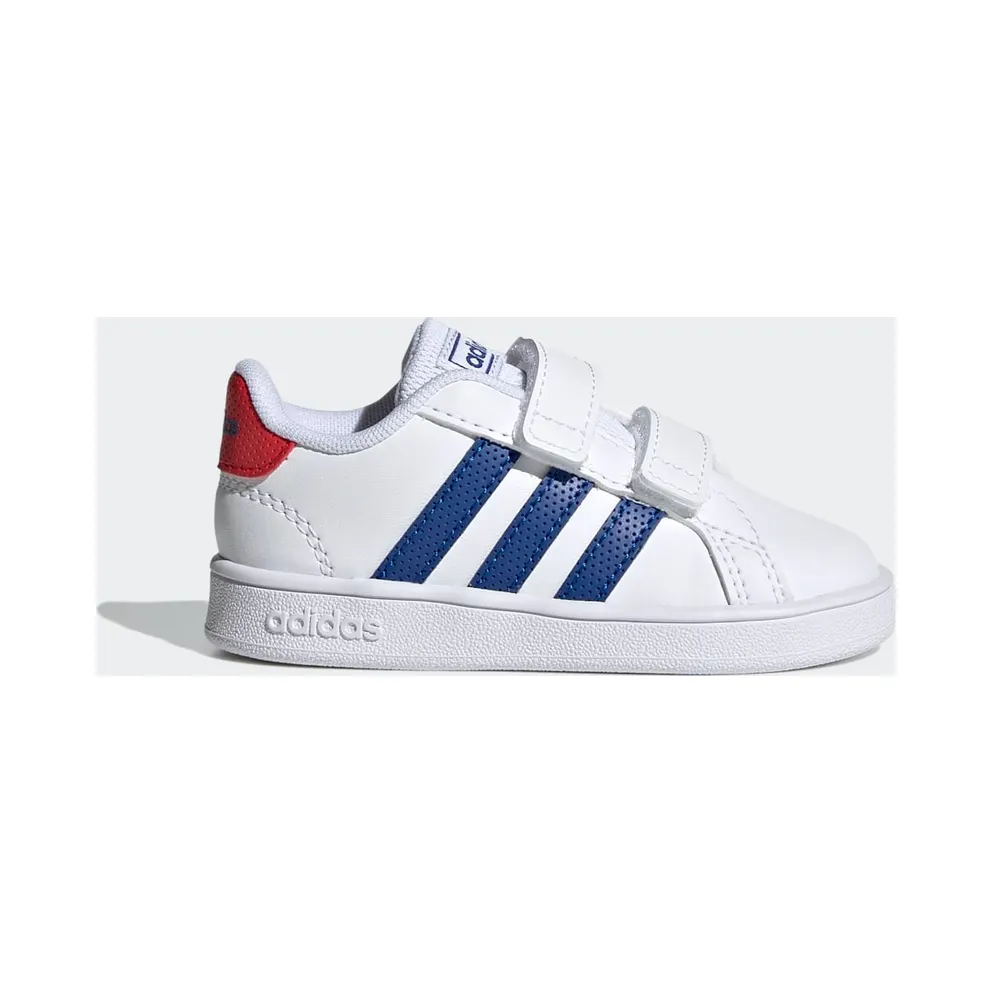 adidas Grand Court Schuh Cloud White / Royal Blue / Vivid Red (GX5749)