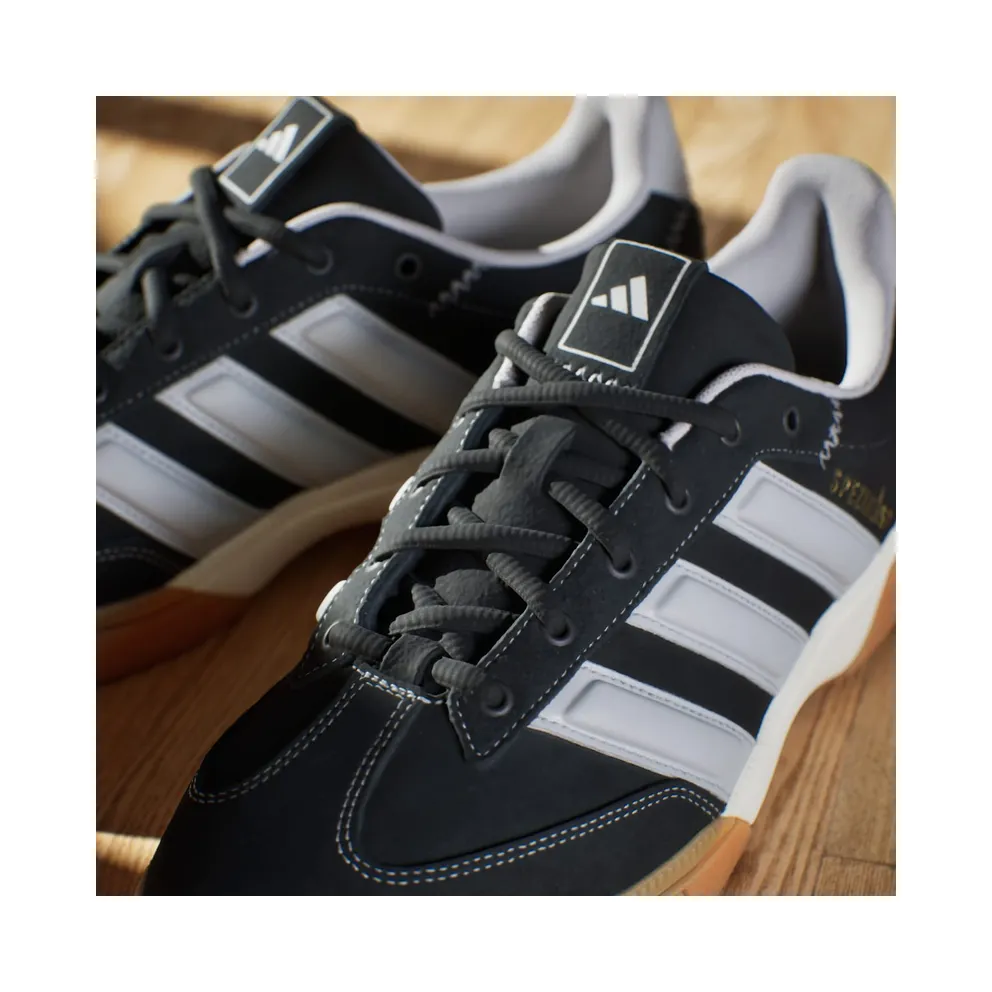 adidas Spezialist Indoor Core Black Grey Two Gold Metallic (JS1719)
