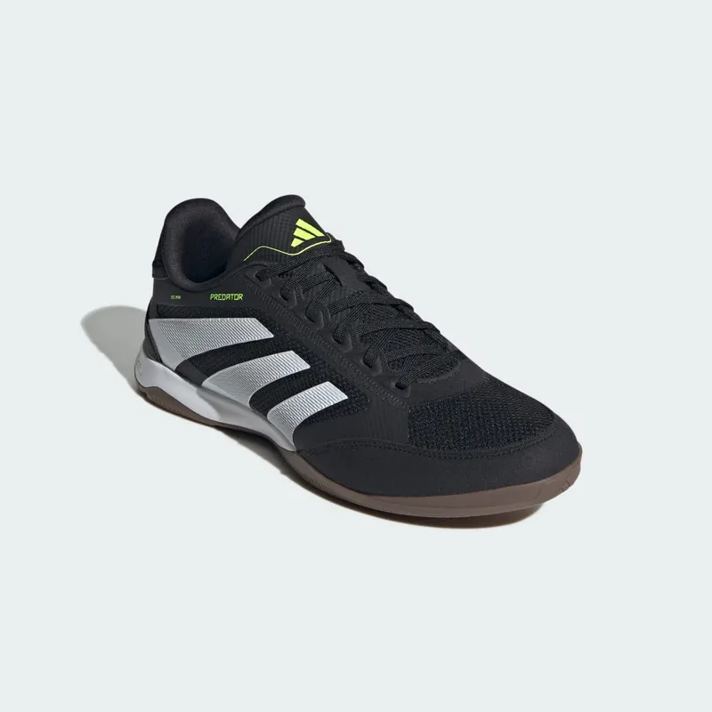 adidas Predator League Indoor Core Black Cloud White Lucid Lemon (JI1143)