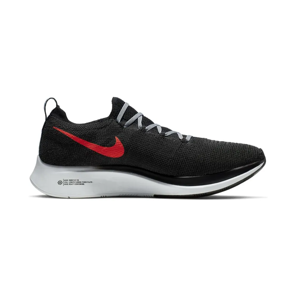 Nike Zoom Fly Flyknit Black Black Obsidian Mist Pure Platinum Bright Crimson (AR4561-005)