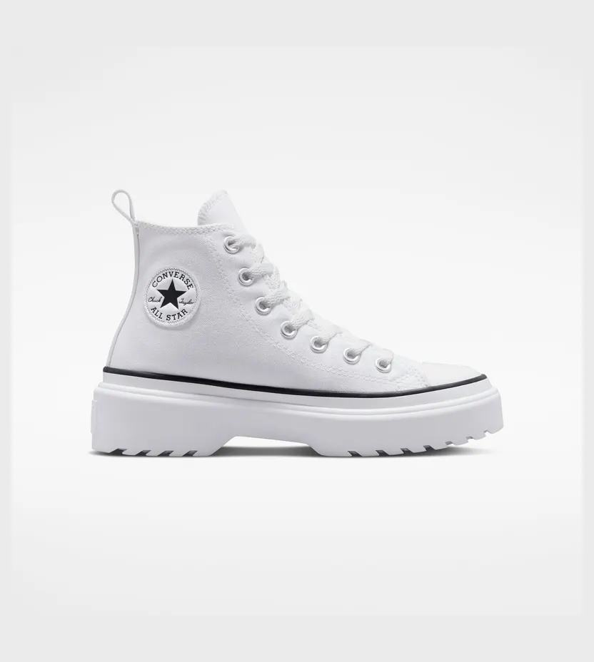Converse Chuck Taylor All Star Lugged Lift Platform Canvas Wit/wit/zwart