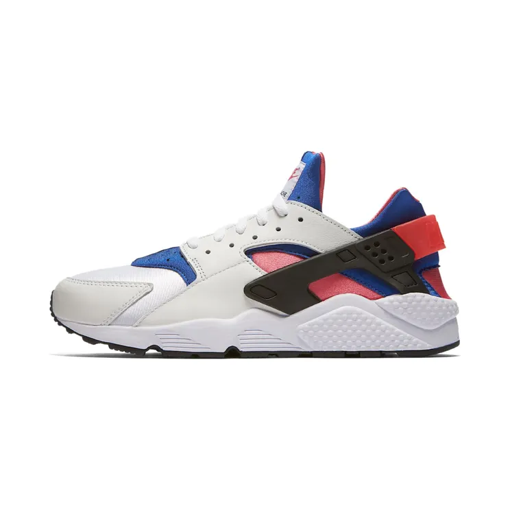 Nike Air Huarache Run “White / Black / Dynamic Pink / Game Royal” (AH8049-100)