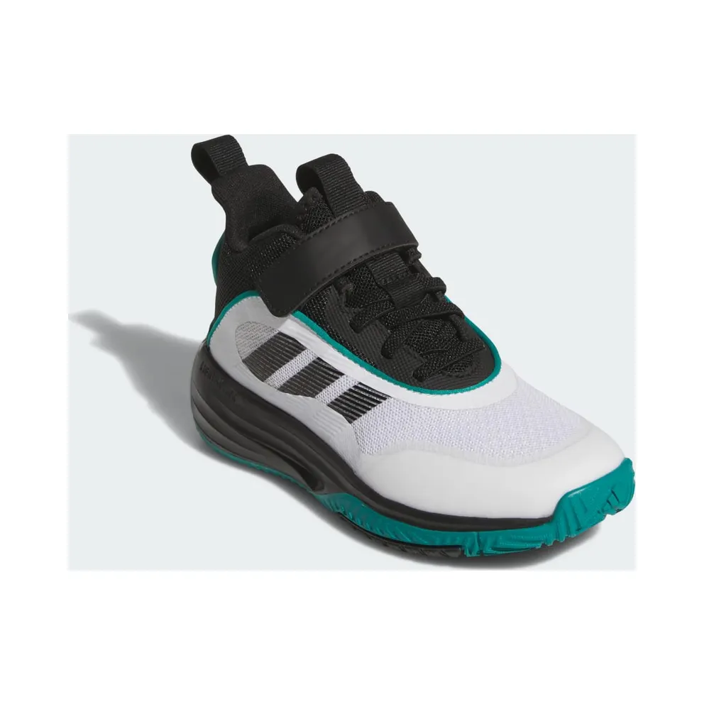 adidas Ownthegame 3.0 Cloud White Core Black Pure Teal (JQ7940)