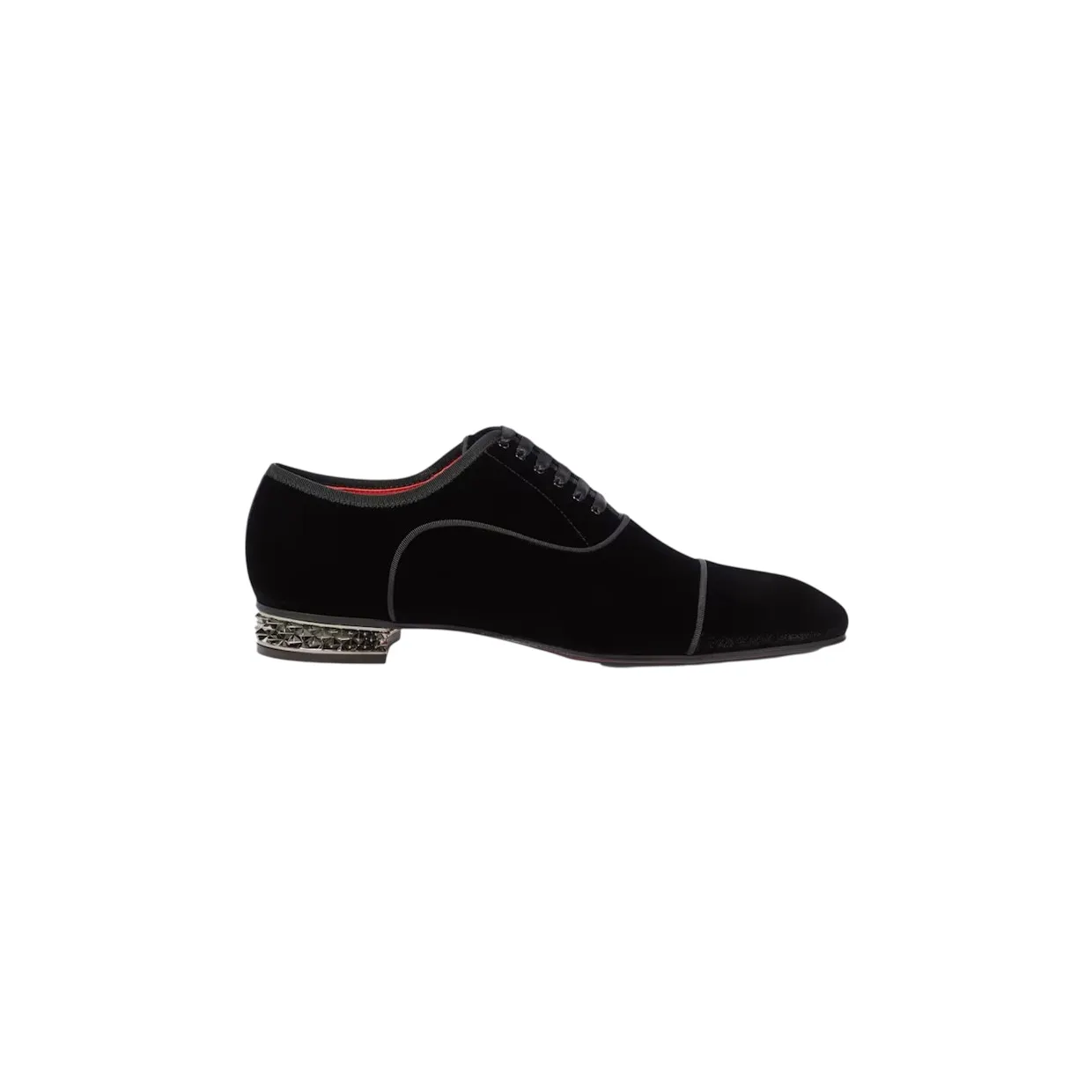 Christian Louboutin Greggyrocks Flat Black Lin Loubi (1240153-J323)