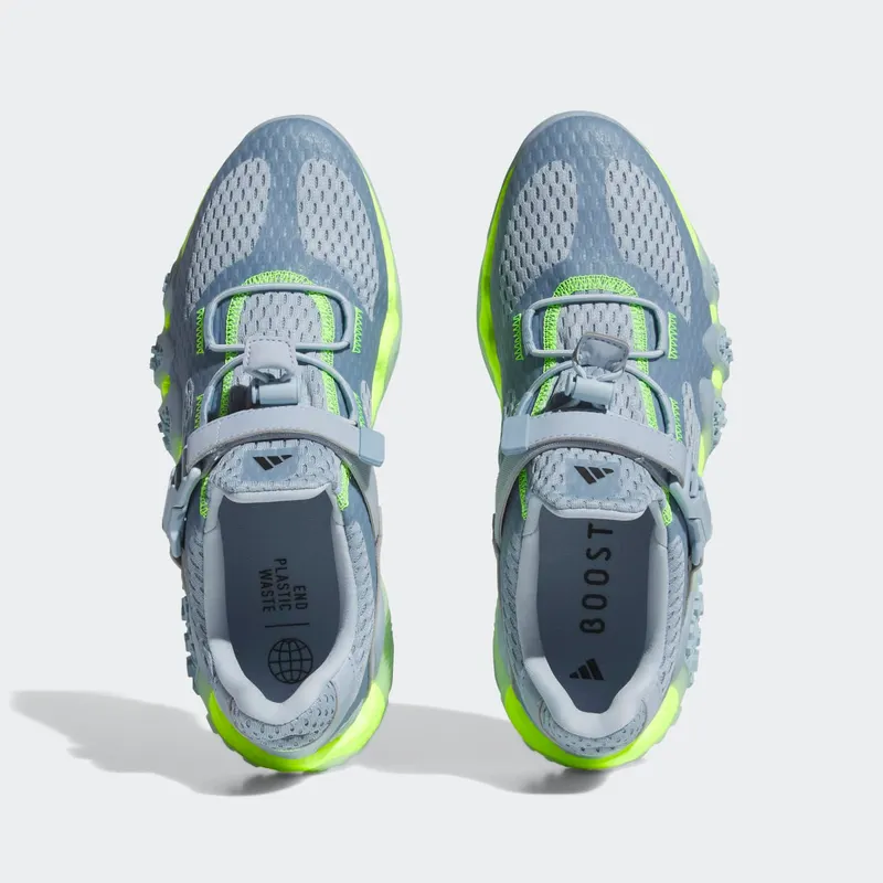 adidas Adicross Low Spikeless Golf Wonder Blue Core Black Lucid Lemon (IF2153)