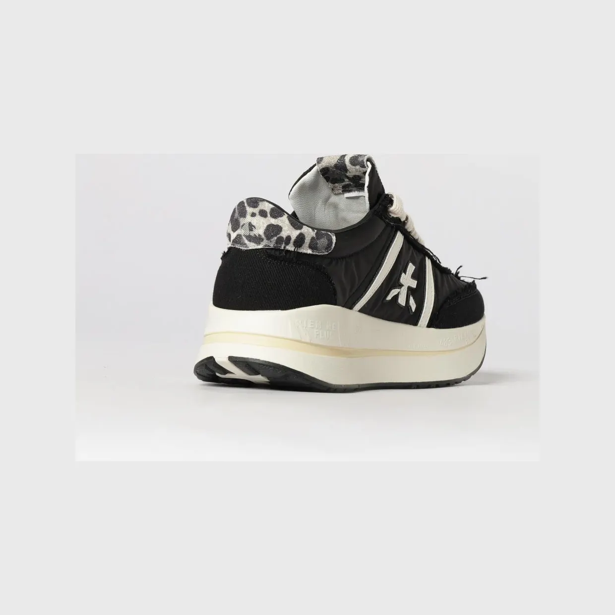 Premiata Bethcoin Suede and Mesh Sneakers Black (BETHCOIN8150) (2)