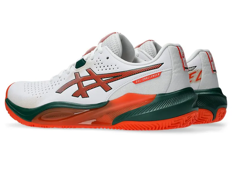 ASICS GEL-CHALLENGER 15 PADEL “White / Energy Orange” (1041A511-102)