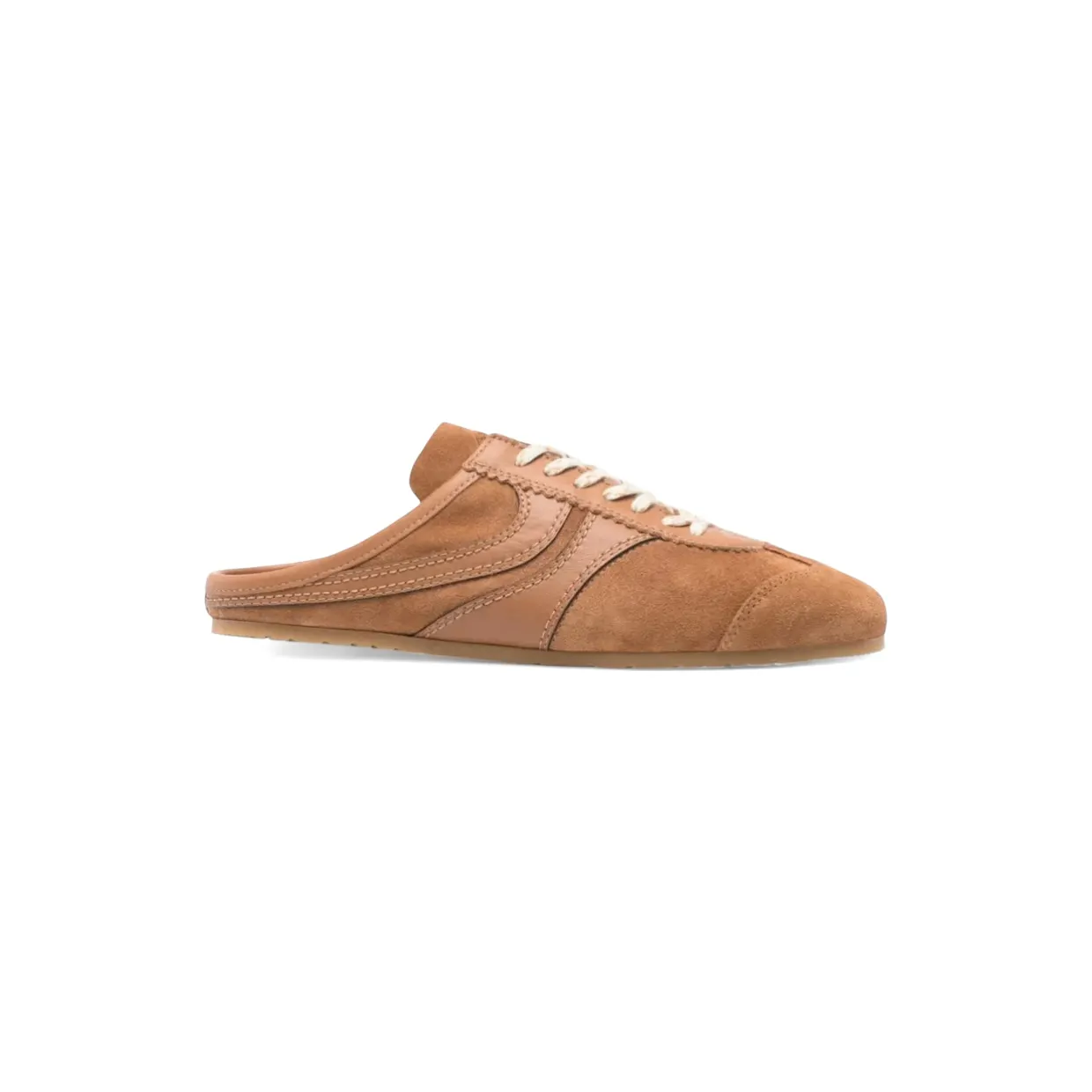 Dries Van Noten Leather Suede Slip-On Sneakers Brown (261-011778-0126-712)