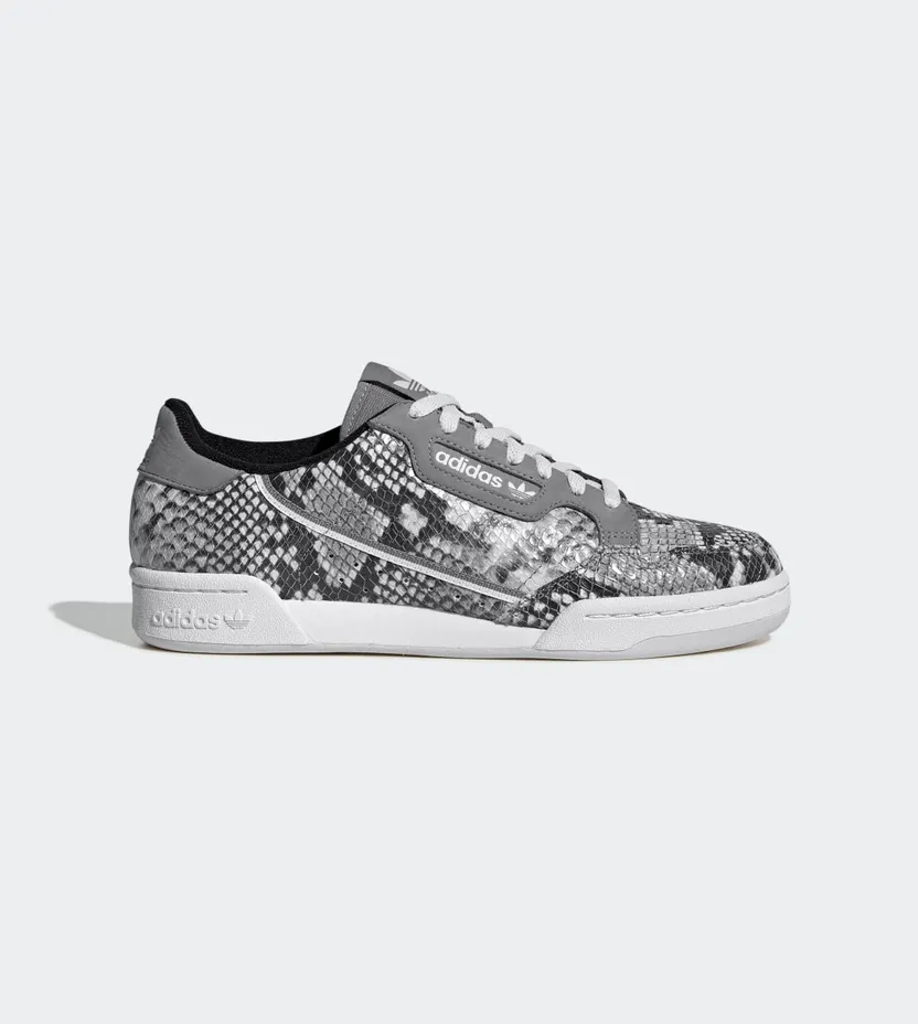 Adidas Continential 80 ‘Grey Snakeskin’ Grey Two/Off White/Linen (EH0169)