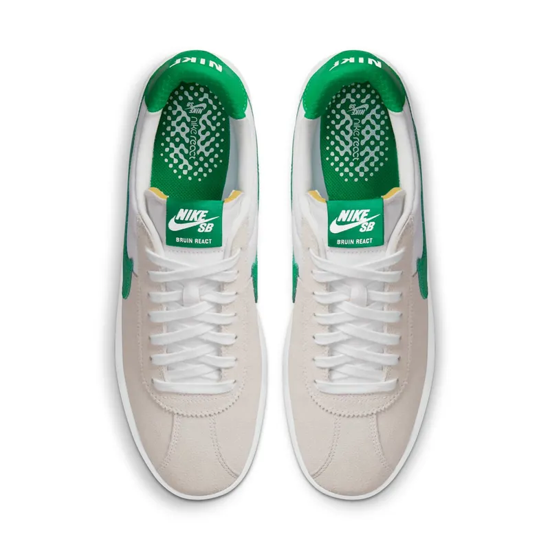 Nike SB Bruin React White Lucky Green (CJ1661-101)