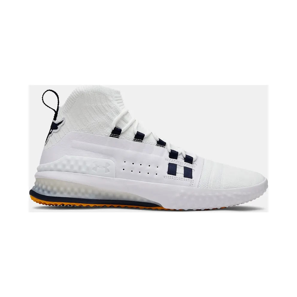 Under Armour Project Rock 1 White Navy Taxi White/Navy-Taxi (3020788-108)