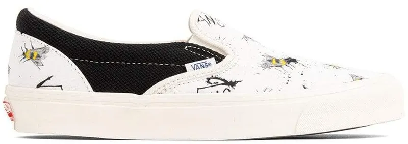 Vans Slip-On Ralph Steadman Bees True White/Black (VN0A45JKVQL)