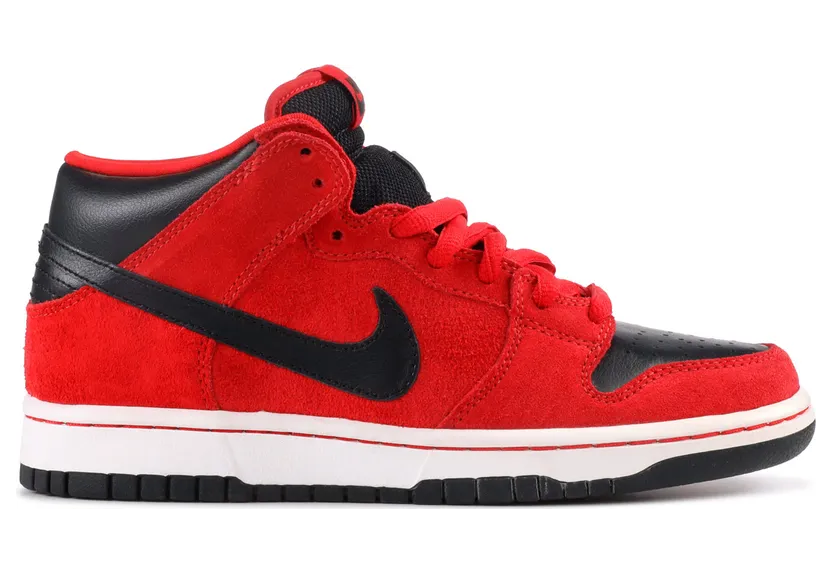 Nike SB Dunk Mid Sport Red Black