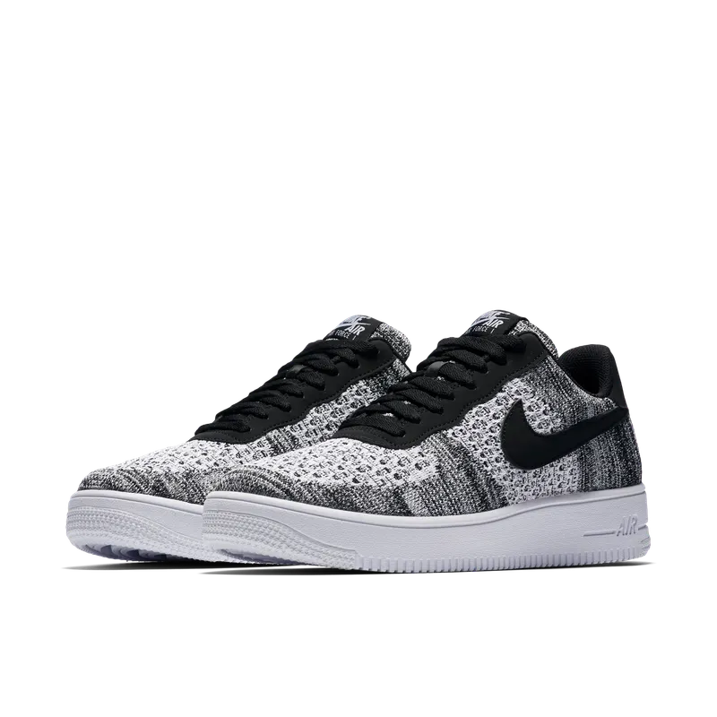 Nike Air Force 1 Flyknit 2 Black Pure Platinum Black/Pure Platinum-Black-White (AV3042-001)