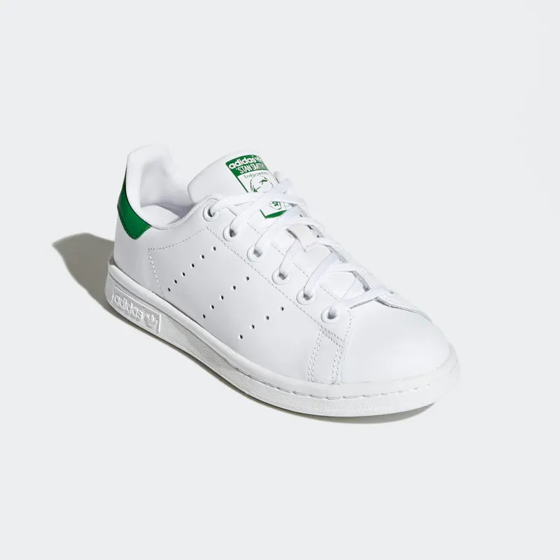 adidas Stan Smith White Green (Youth) White/Ftwwht/Green (M20605)