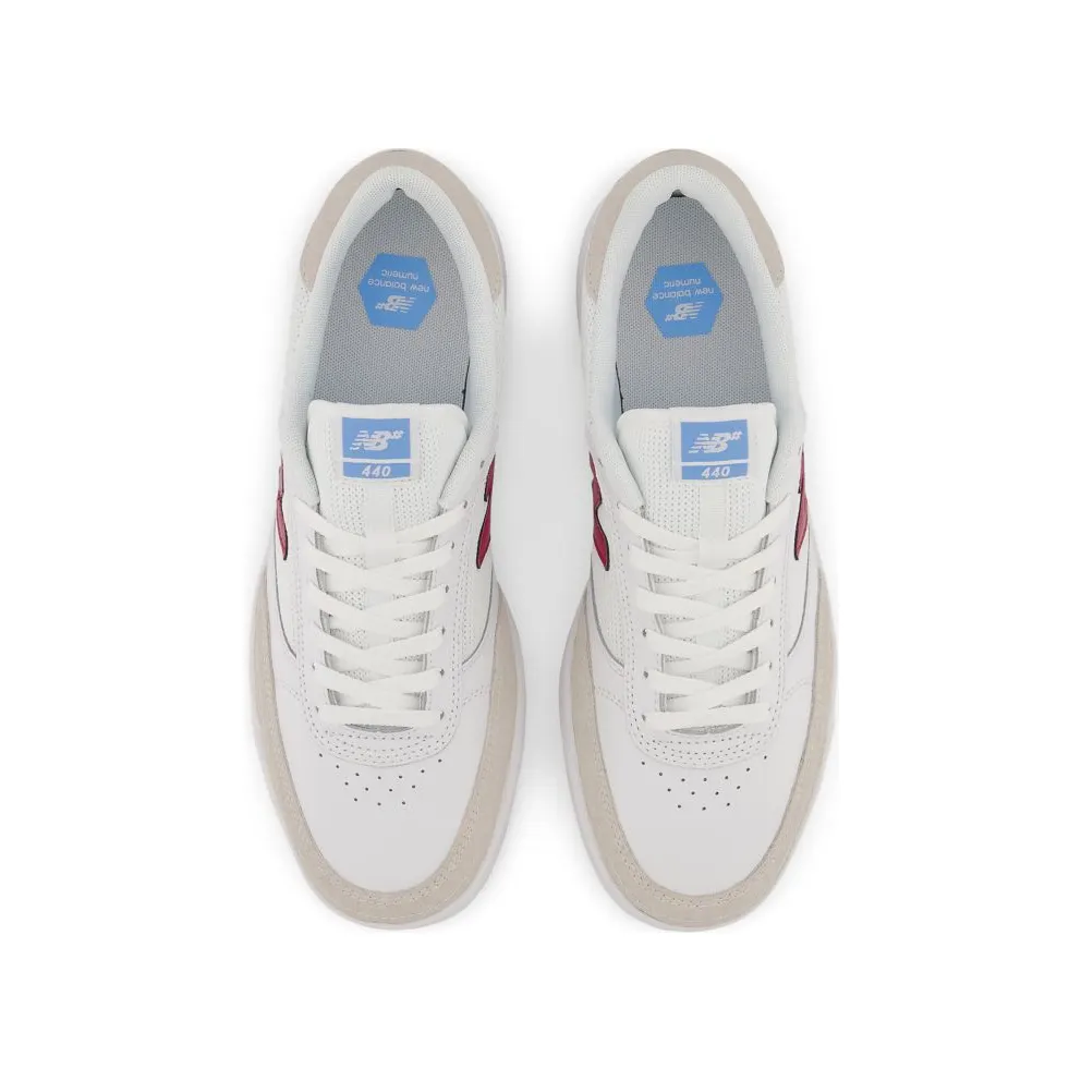 New Balance New Balance Unisex NB Numeric 440 White/Red (NM440WBY)