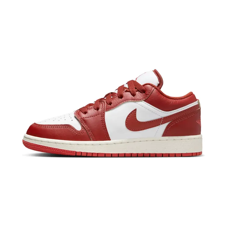 Nike Air Jordan 1 Low SE Dune Red (GS) “White / Lobster / Sail / Dune Red” (FJ3465-160)