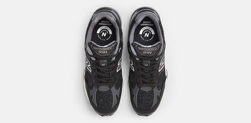New Balance 991 “Harris Tweed – Black/Grey” (M991DJ)
