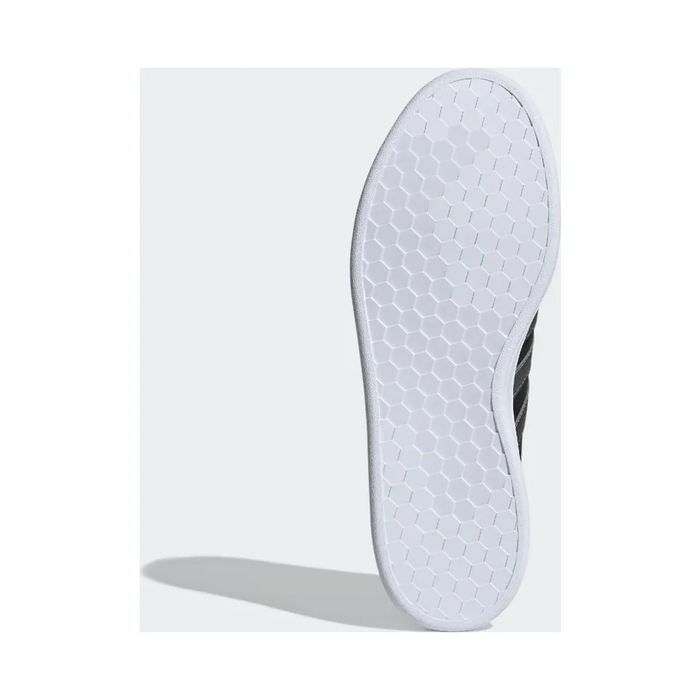 Adidas Grand Court Carbon / Iron Metallic / Cloud White (H04547)