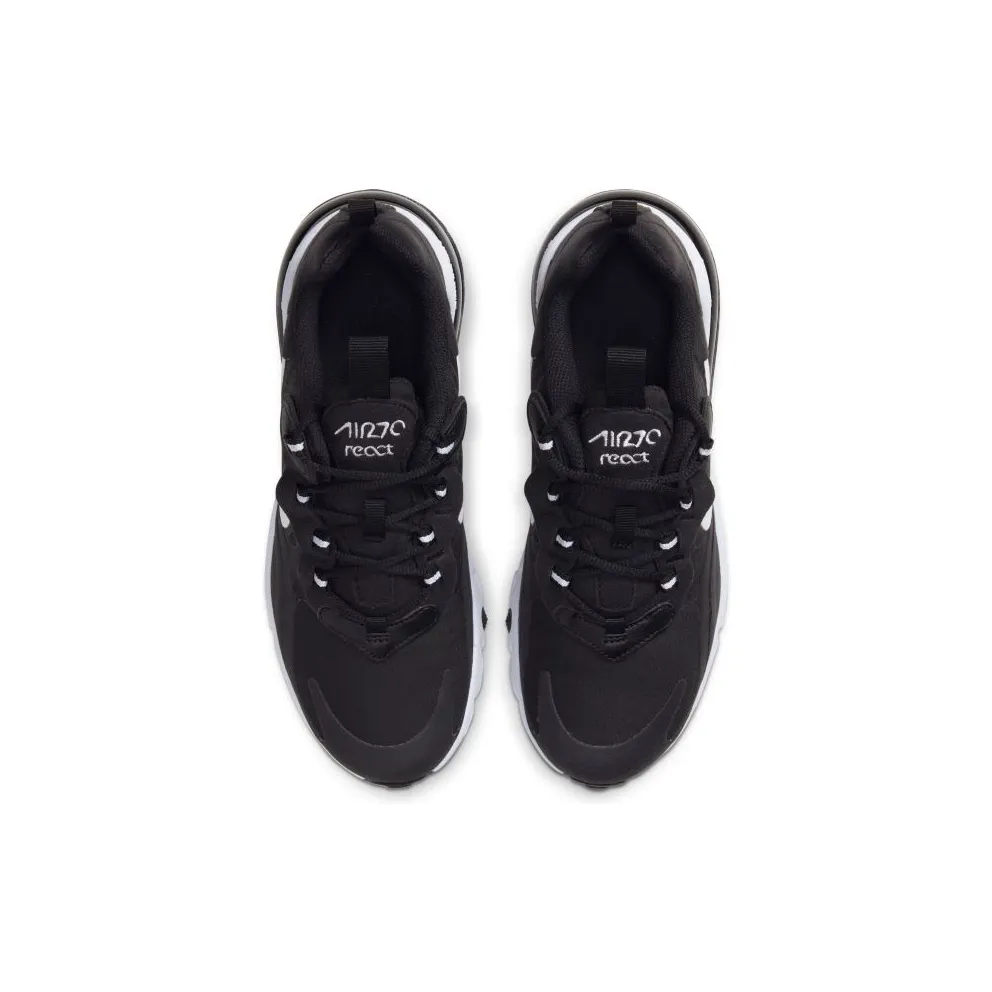 Nike Air Max 270 React Black (GS) Black/Black/White (BQ0103-009)