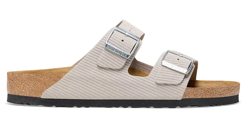 Birkenstock Arizona Embossed Corduroy Suede Stone Coin (1026131)