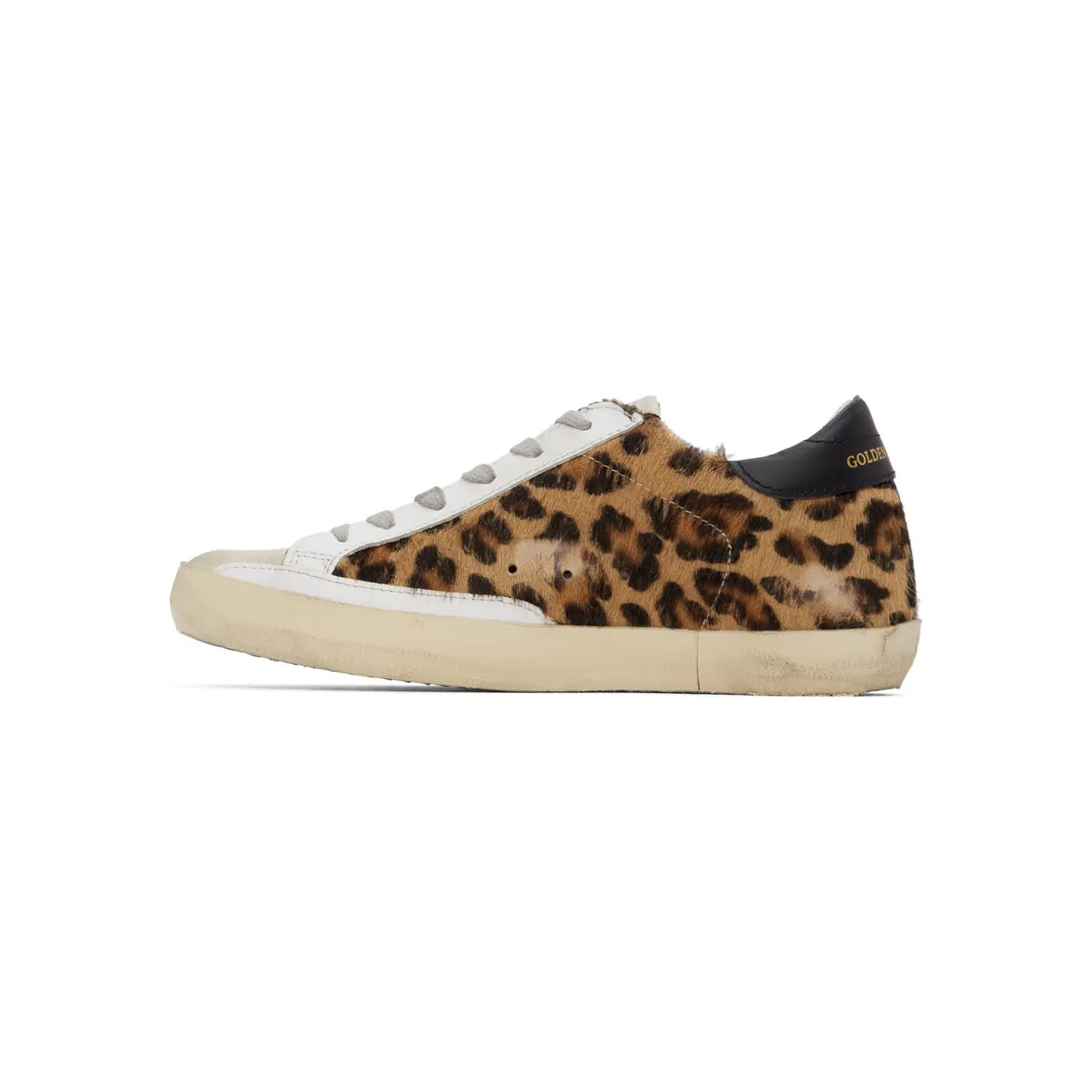 Golden Goose White & Brown Pony Hair Super-Star Classic Sneakers (GWF00101.F000565.80189) (3)