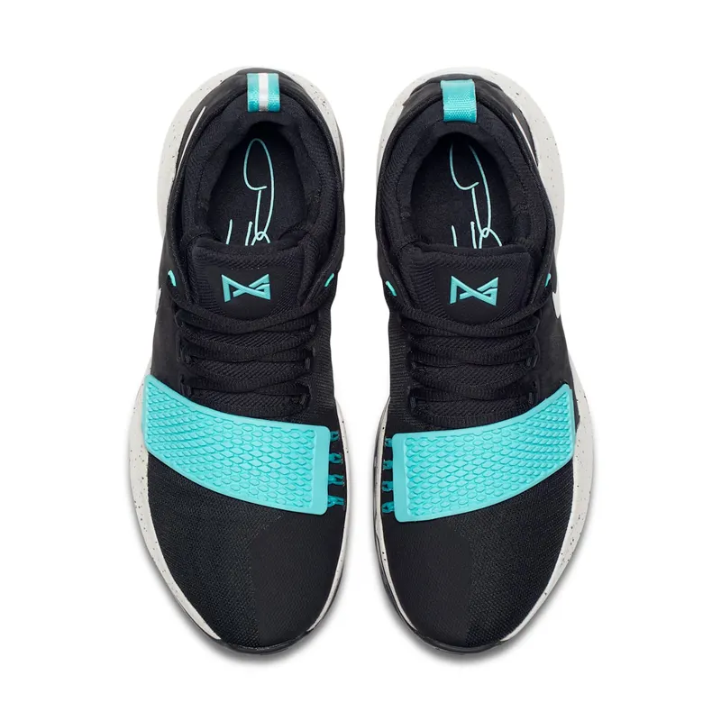 Nike PG 1 Black Aqua Black/Light Bone-Light Aqua (878627-002)