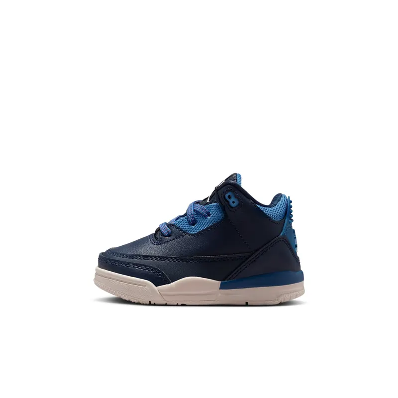 Air Jordan Three Obsidian / Track Red / Blue Beyond (HQ0782-400)