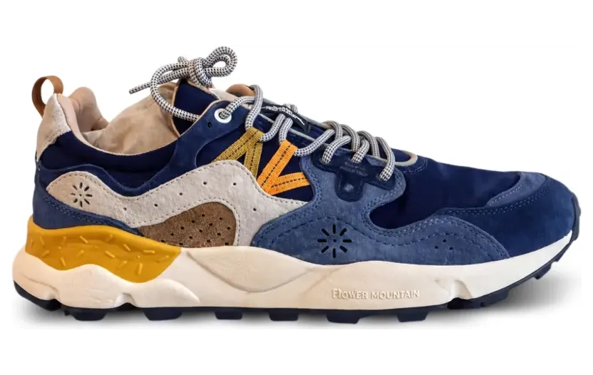 Flower Mountain Yamano 3 suède “Blue” (3C52001201781601NAVY)