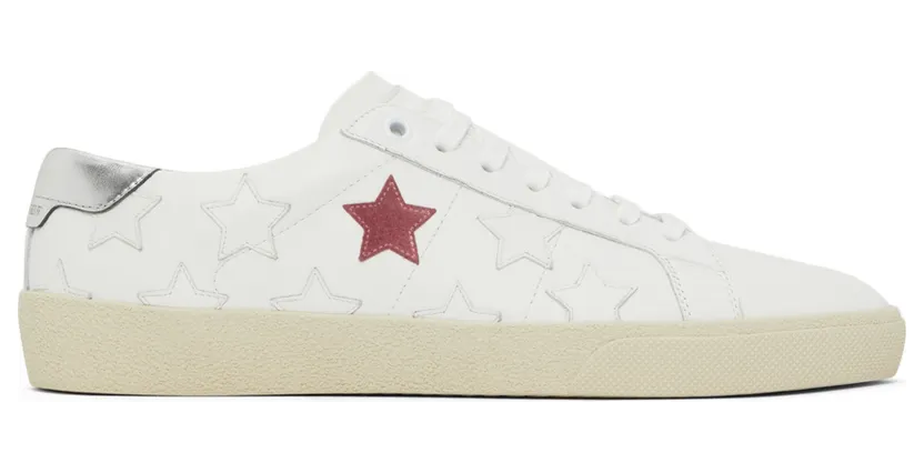 Saint Laurent Court Classic SL/06 Metallic California Low-Top Sneakers (42157200ND0)