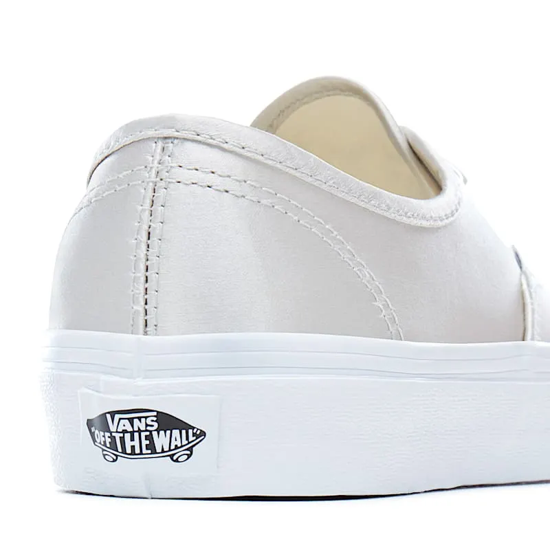 Vans Authentic Satin Lux Light Silver Light Silver/White (VN0A38EMQ9J)