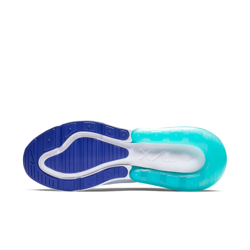 Nike Air Max 270 White Hyper Jade Deep Royal Blue White/Hyper Jade-Deep Royal Blue (CI2451-100)