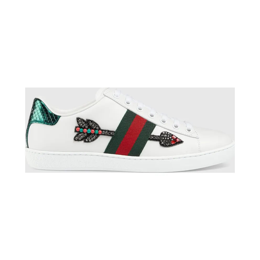 Gucci Ace Embroidered Arrow