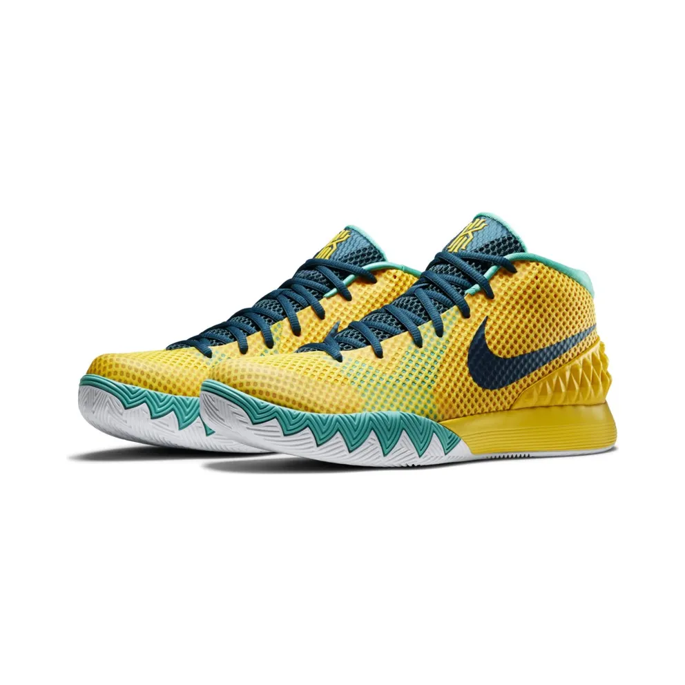 Nike Kyrie 1 Letterman Tour Yellow/University Gold-Light Retro-Teal (705277-737)