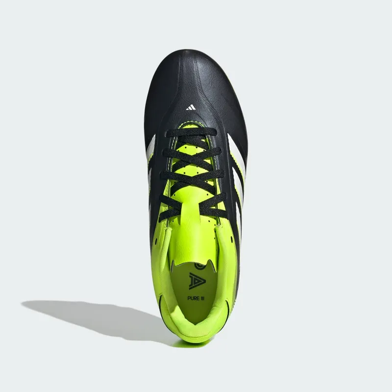 adidas Copa Pure 3 Club FG/MG Core Black Cloud White Lucid Lemon (JR2905)