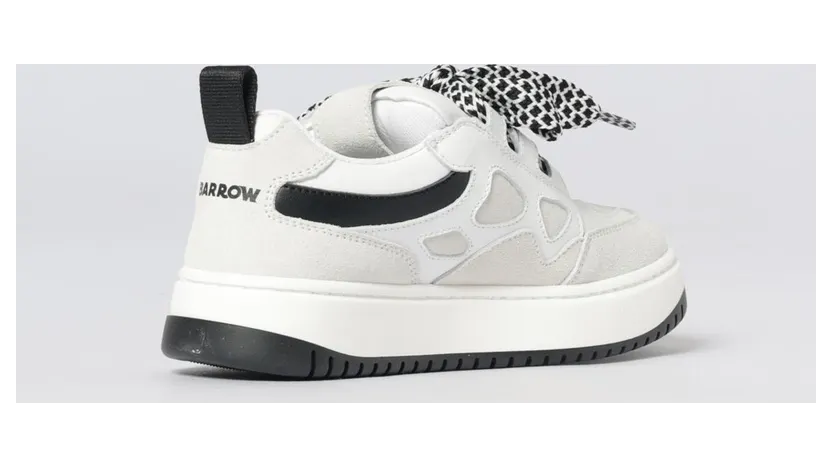 BARROW Leather Sneakers White (828502) (2)