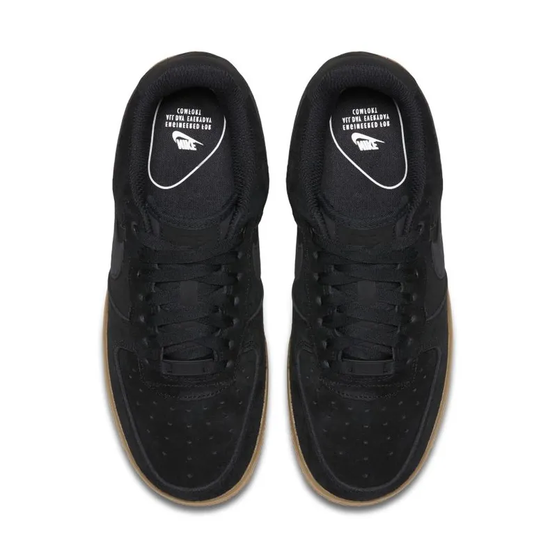 Nike Air Force 1 Low Black Gum (W) Black/Black-Gum Medium Brown (AA0287-002)
